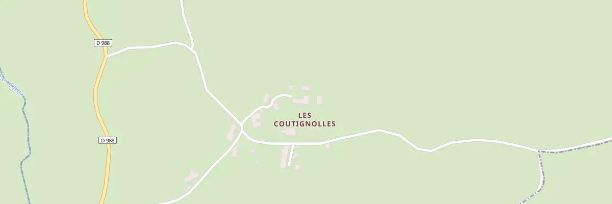 Plan du 17 Les Coutignolles à Rougnat