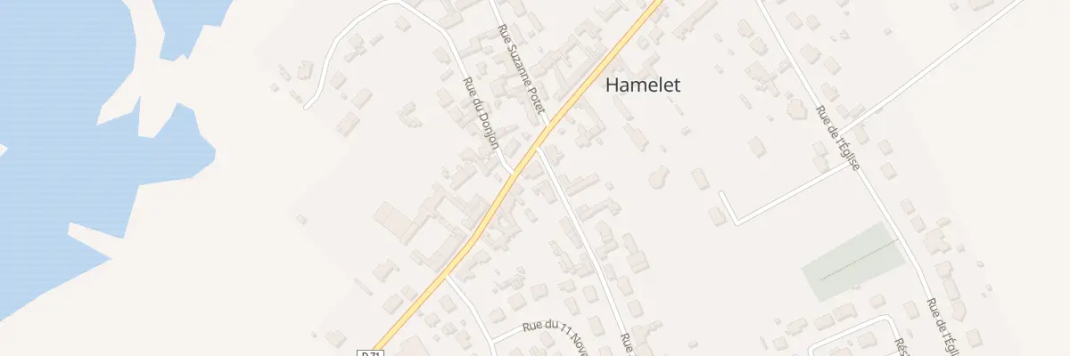 Plan du 16 Rue François Deroussen à Hamelet