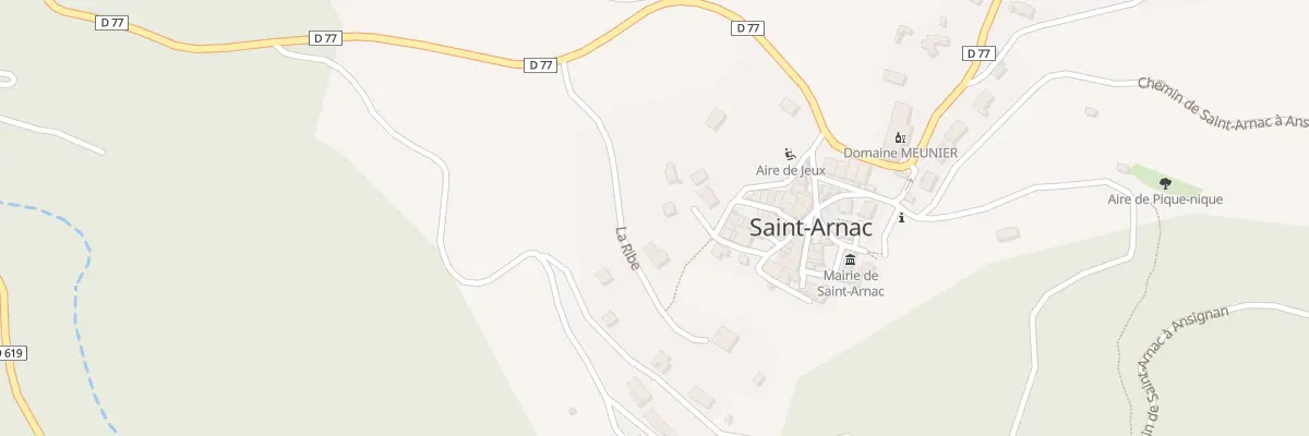 Plan du 2 Laribe à Saint-Arnac