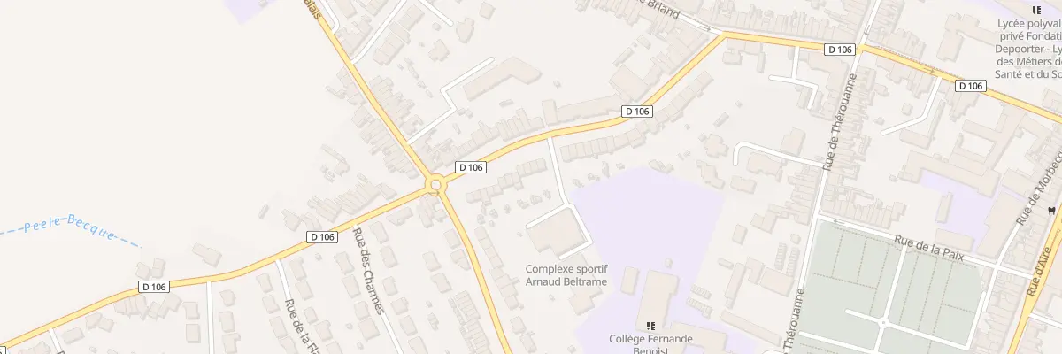 Plan du 39 Rue de Sercus à Hazebrouck