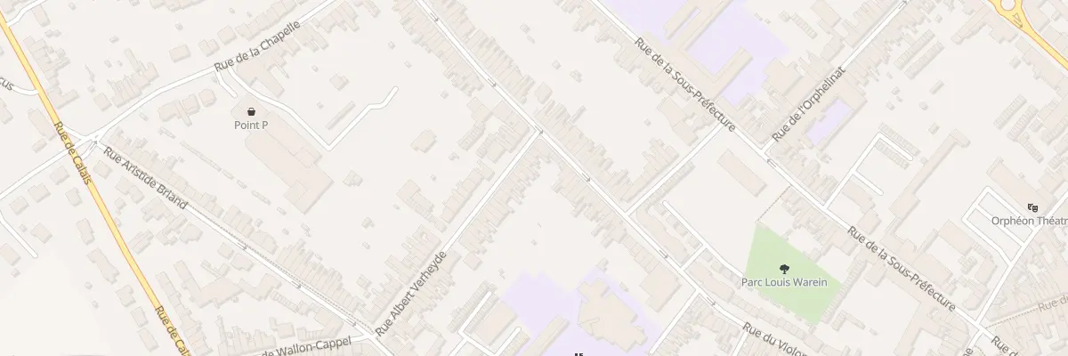 Plan du 7 Rue Albert Verheyde à Hazebrouck