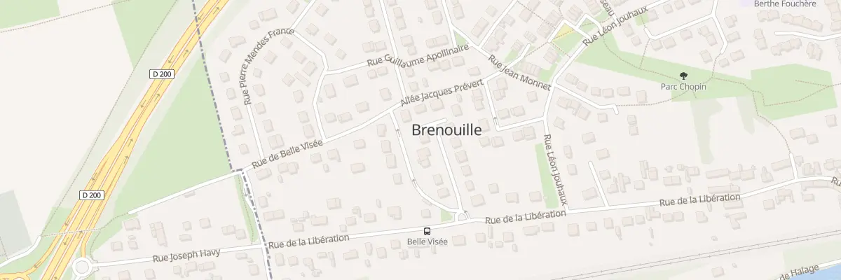 Plan du 8 All Leon Blum à Brenouille