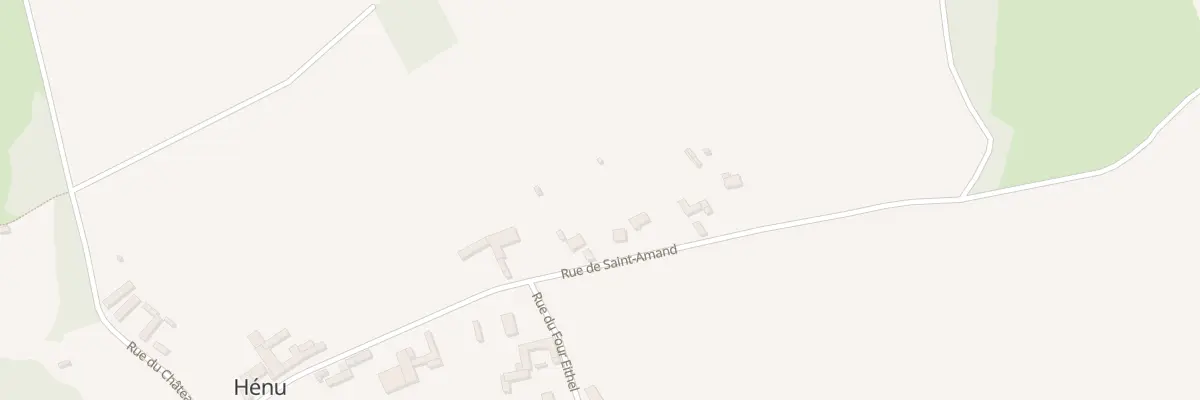 Plan du 5 Rue de St Amand à Hénu
