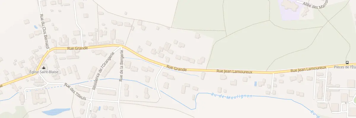 Plan du 72 Rue Grande à Saint-Fargeau-Ponthierry
