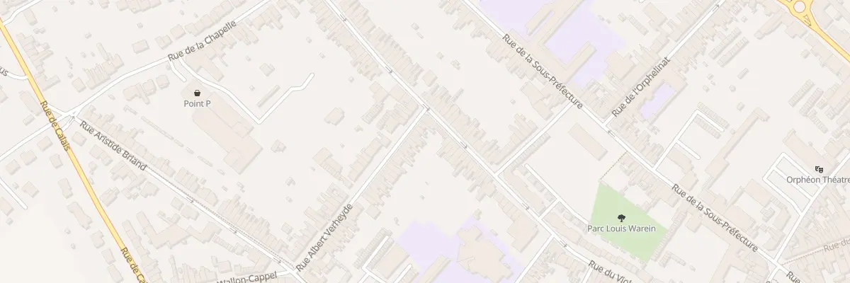 Plan du 5 Rue Albert Verheyde à Hazebrouck