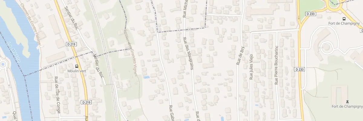 Plan du 39 Rue des Maugrains à Chennevières-sur-Marne