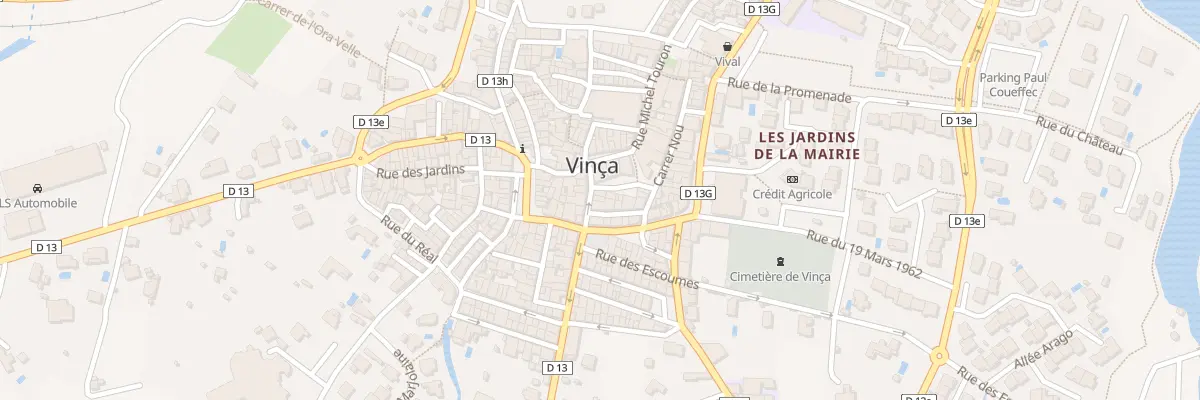 Plan du 4 Rue de l’église à Vinça
