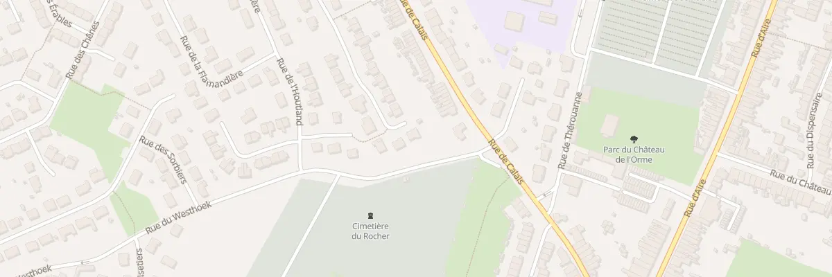 Plan du 40 Rue des Charmes à Hazebrouck