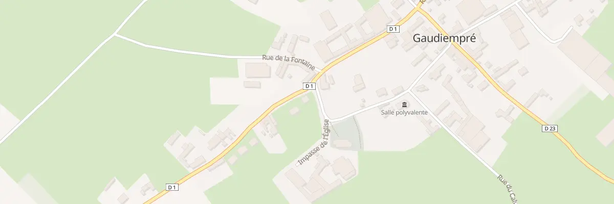 Plan du 28 Rue Principale à Gaudiempré