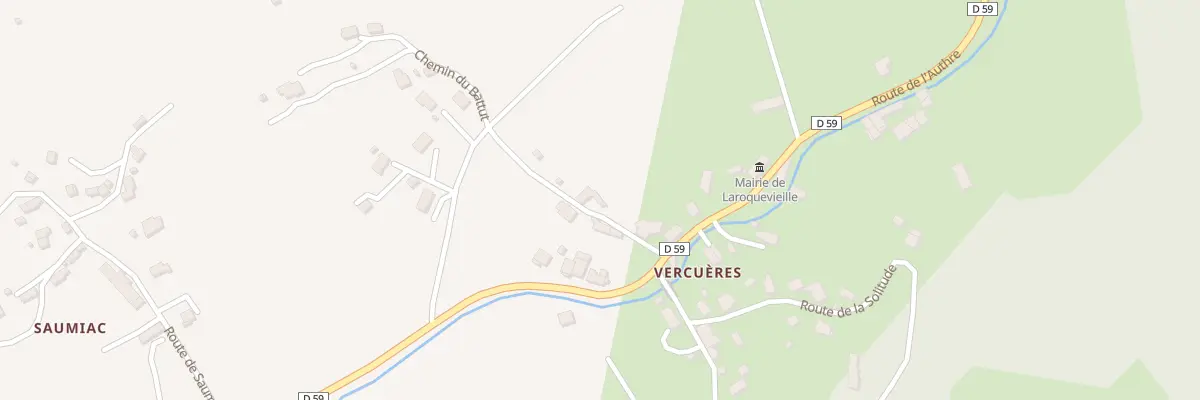 Plan du 4 Che des 4 Carrières à Laroquevieille