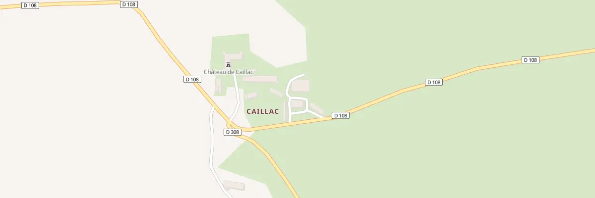 Plan du 3 Rte du Château de Caillac à Vézac