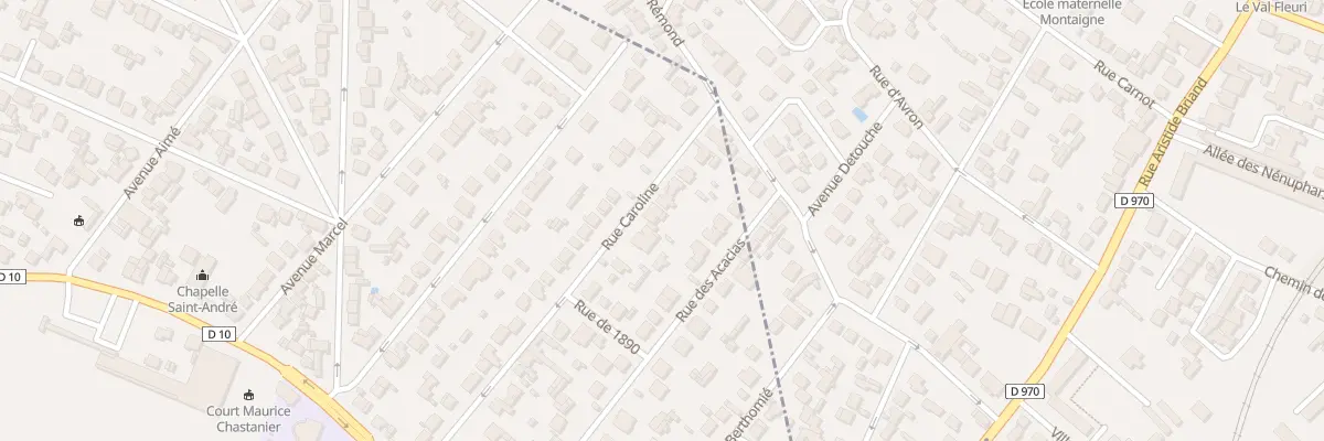 Plan du 9B Rue Caroline à Villemomble
