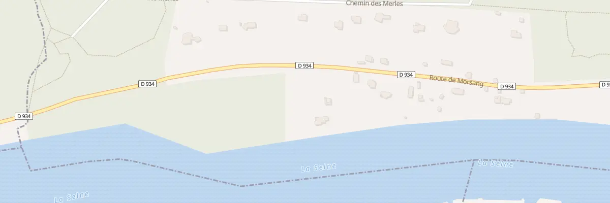 Plan du 138 Rte de Morsang à Nandy