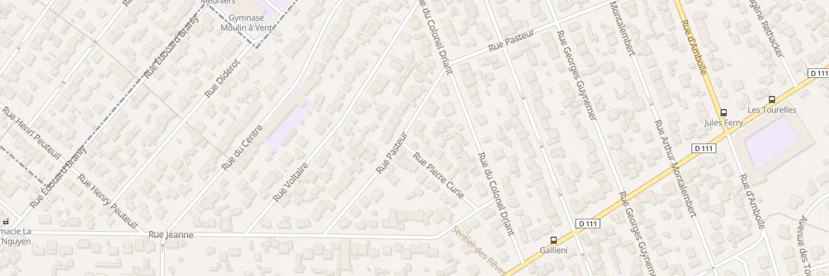 Plan du 16 Rue Pasteur à Ormesson-sur-Marne