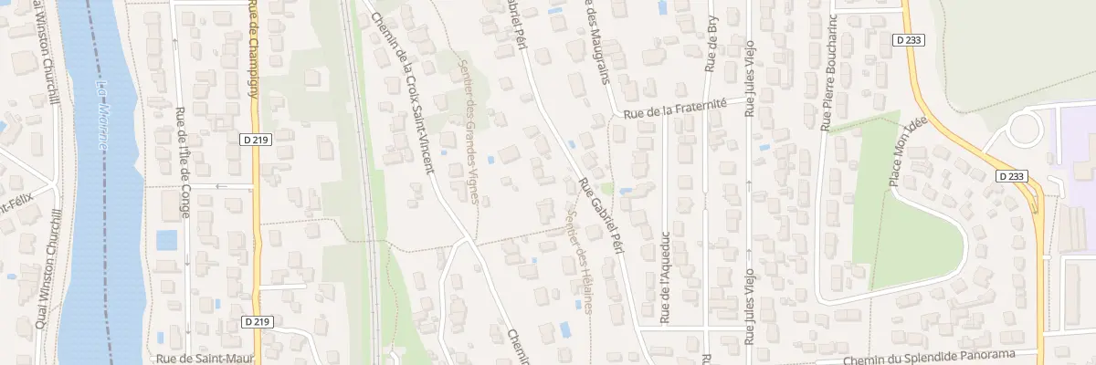 Plan du 43B Rue Gabriel Péri à Chennevières-sur-Marne