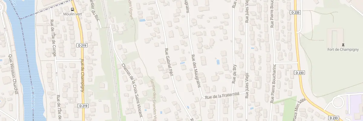 Plan du 19 Rue des Maugrains à Chennevières-sur-Marne