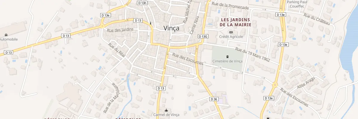 Plan du 6 Rue des Escoumes à Vinça