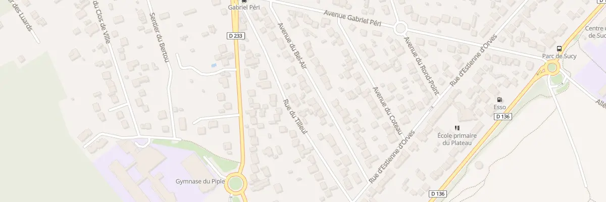 Plan du 25 Rue du Tilleul à Sucy-en-Brie