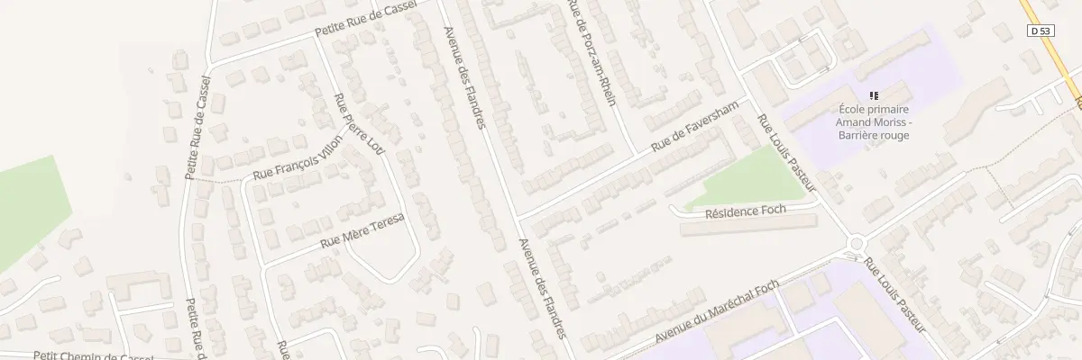 Plan du 5 Rue de Faversham à Hazebrouck