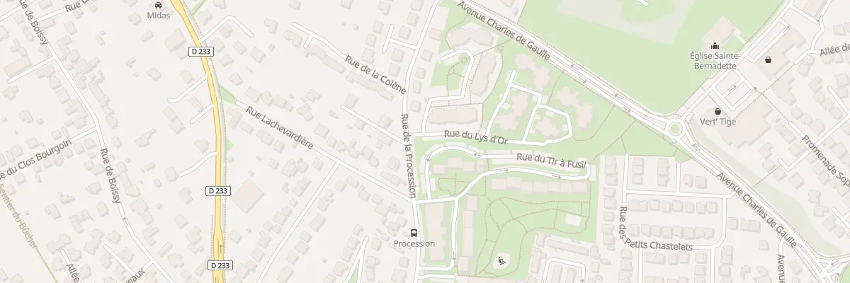 Plan du 2 Rue du Lys d’Or à Sucy-en-Brie