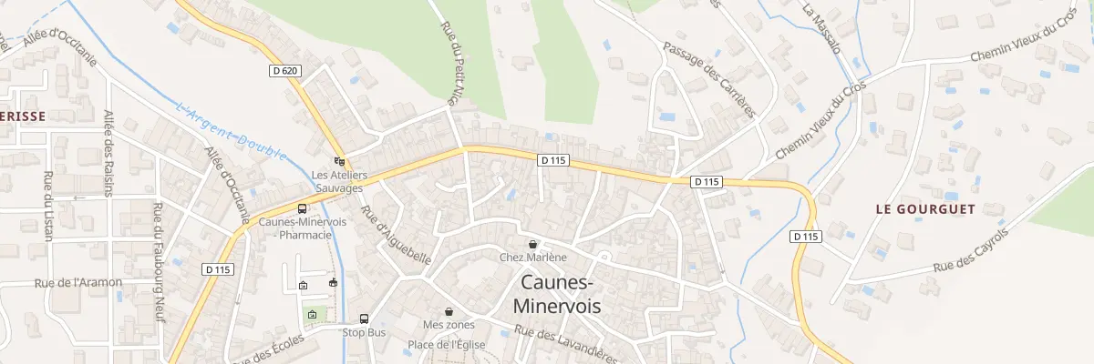 Plan du 32 Av du Minervois à Caunes-Minervois