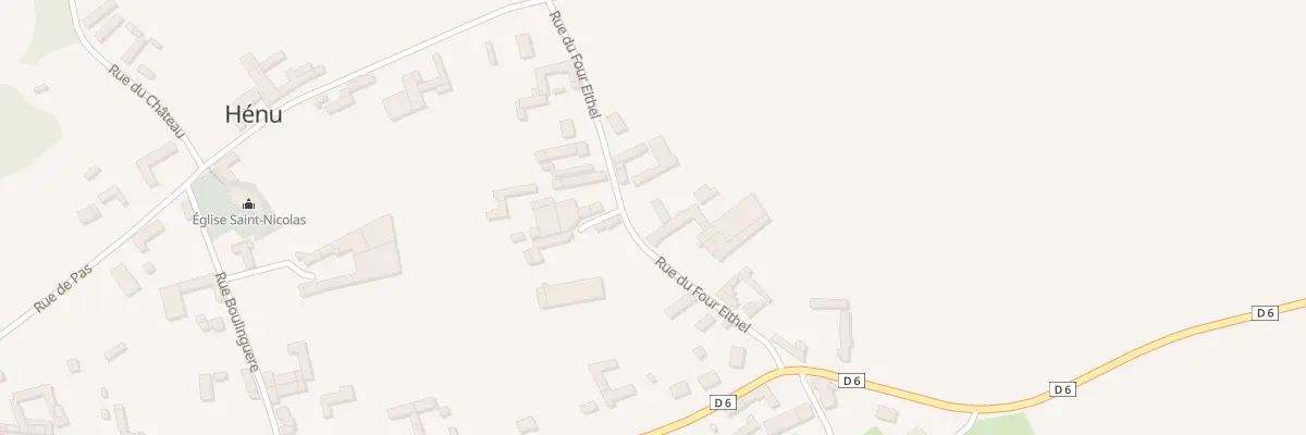 Plan du 8 Rue du Four Eithel à Hénu