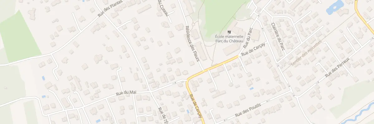 Plan du 58B Rue de Cerçay à Villecresnes