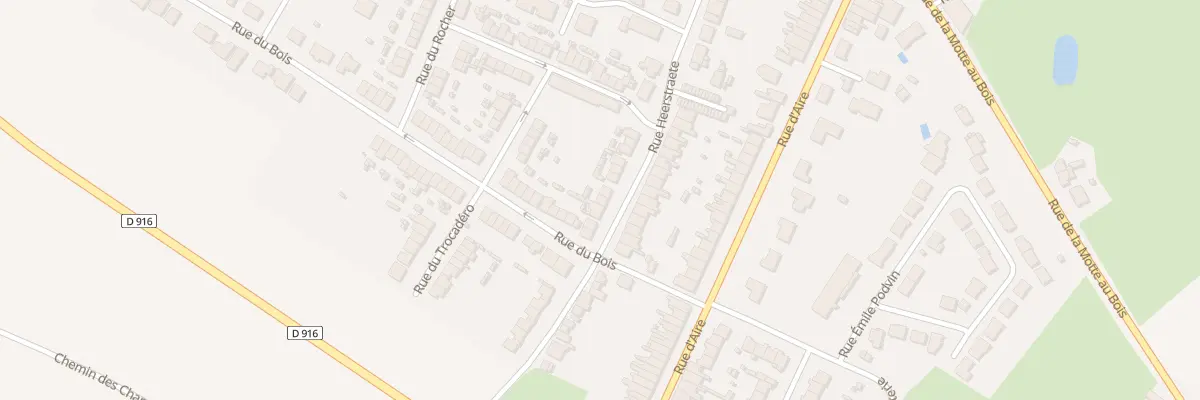 Plan du 90 Rue Heerstraete à Hazebrouck
