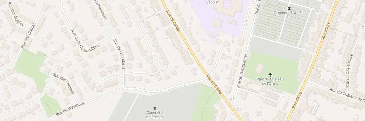 Plan du 29 Rue de Calais à Hazebrouck