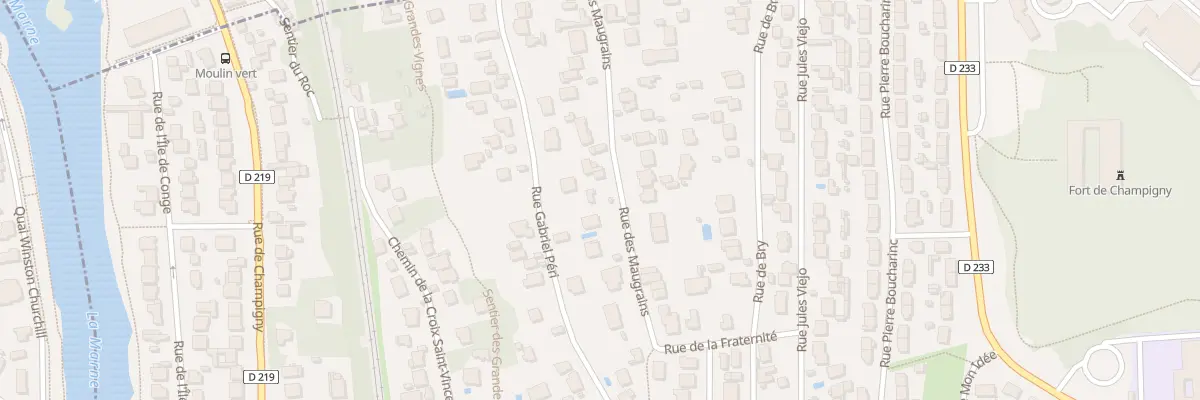 Plan du 21 Rue des Maugrains à Chennevières-sur-Marne