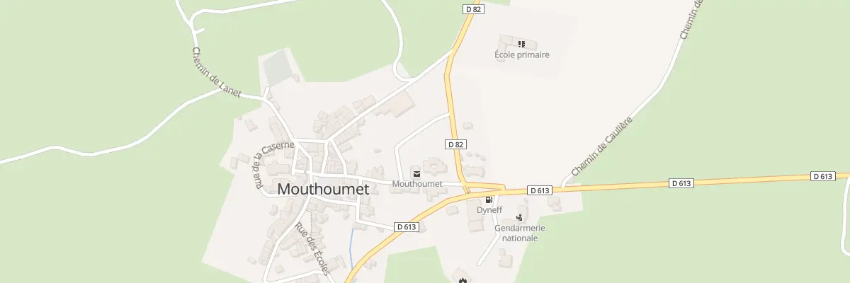 Plan du 4 Rue de la Gare à Mouthoumet
