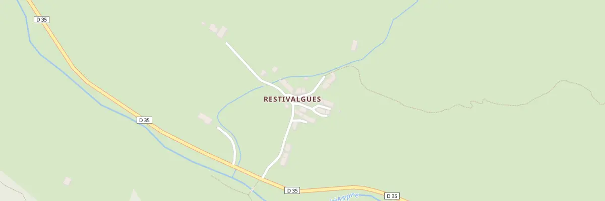 Plan du 5184 Restivalgues à Fontanges