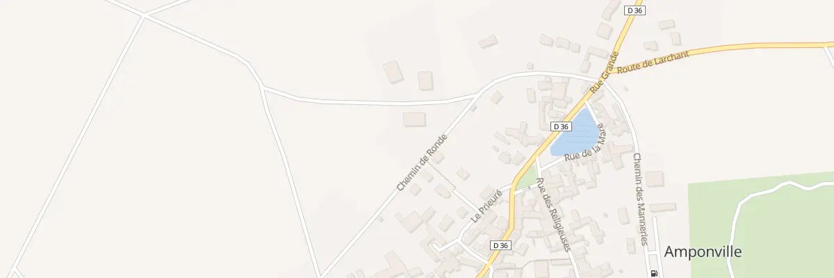 Plan du 12 Che de Ronde à Amponville