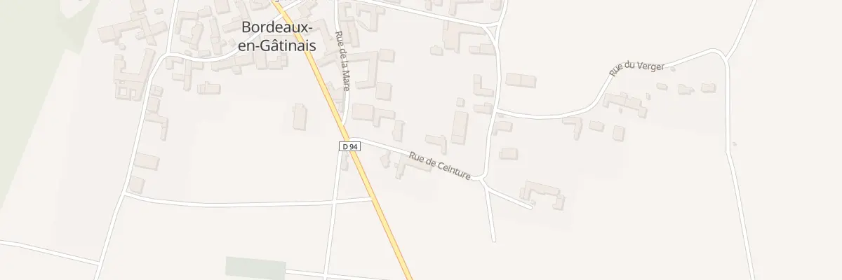 Plan du 6 Rue de Ceinture à Bordeaux-en-Gâtinais