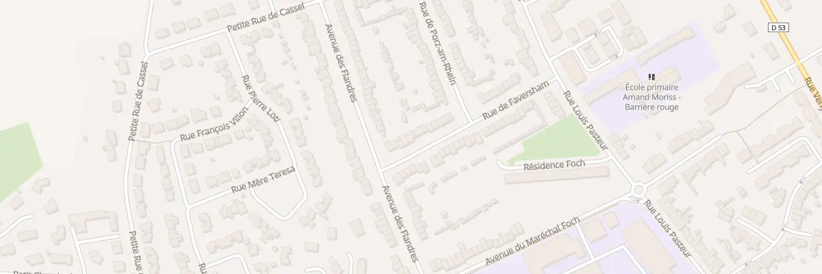 Plan du 9 Rue de Faversham à Hazebrouck