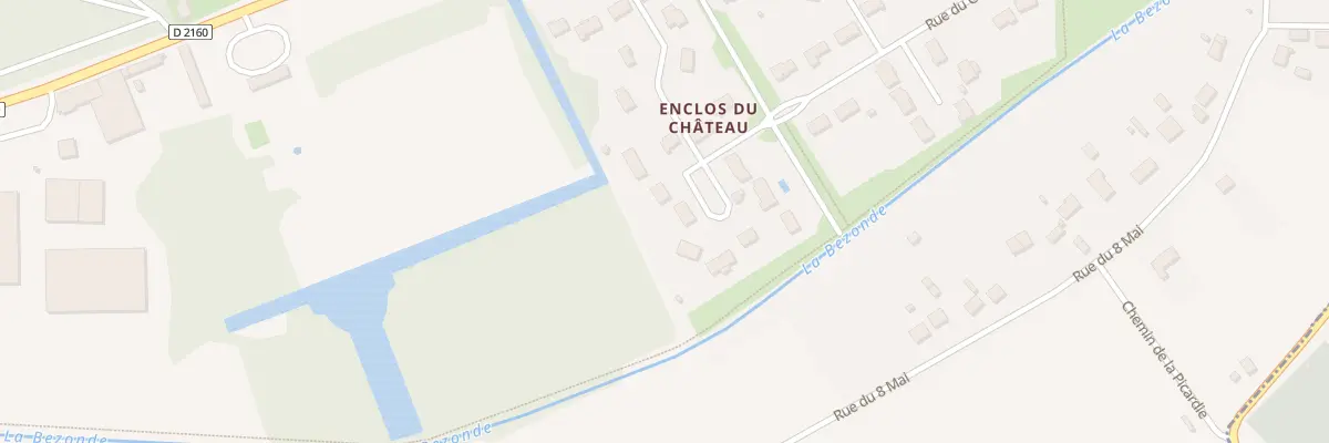 Plan du 508 Av du Chateau à Ladon