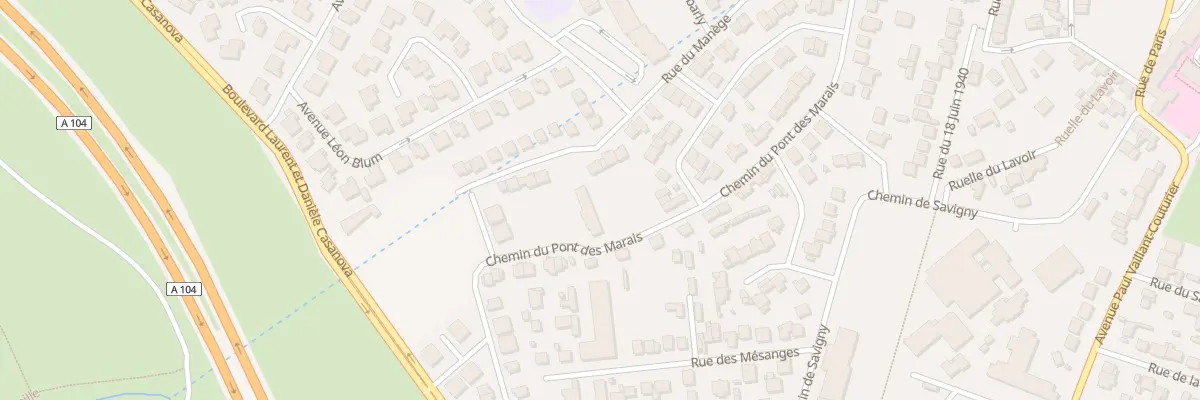 Plan du 43 Rue du Manège à Villepinte