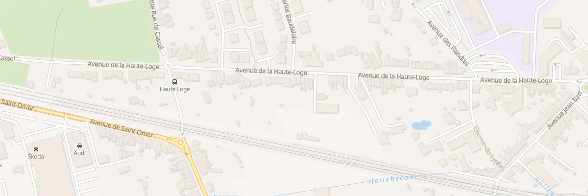 Plan du 121 Av de la Haute Loge à Hazebrouck