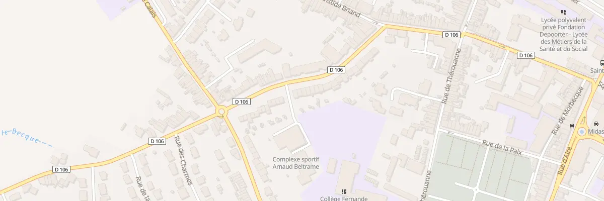 Plan du 31 Rue de Sercus à Hazebrouck