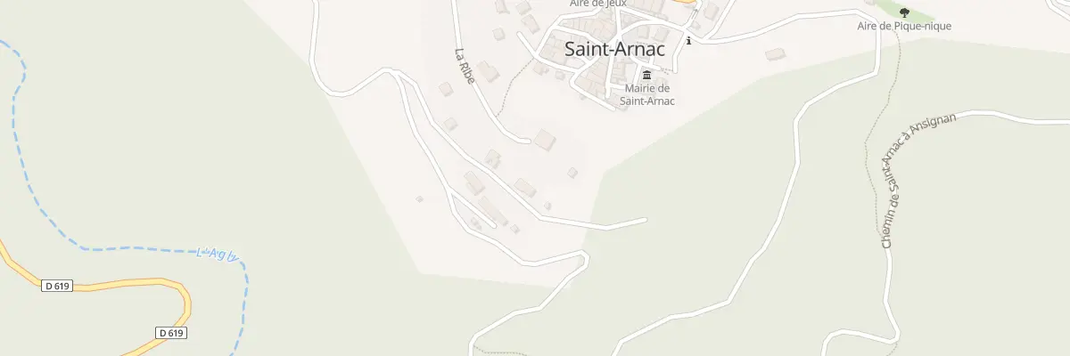 Plan de Laribe à Saint-Arnac