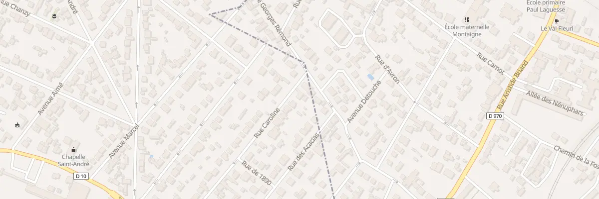 Plan du 3 Rue Caroline à Villemomble