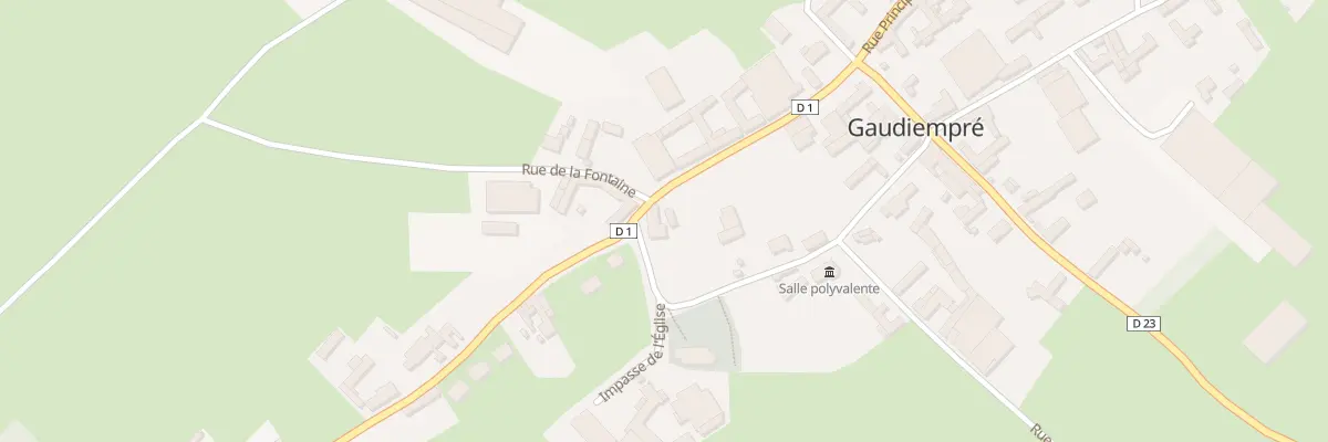 Plan du 1 Rue de l’Eglise à Gaudiempré
