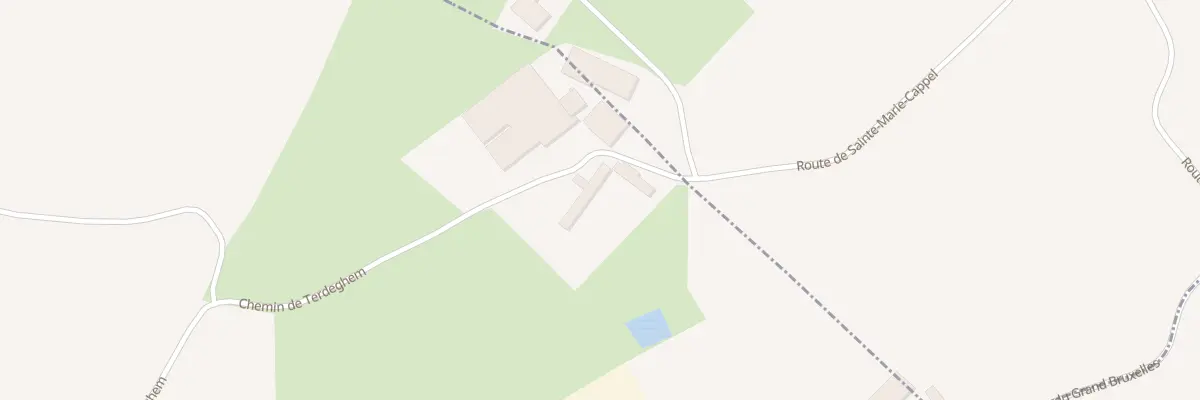 Plan du 666 Che de Terdeghem à Sainte-Marie-Cappel