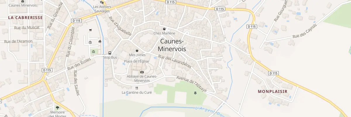 Plan du 12 Rue des Lavandières à Caunes-Minervois