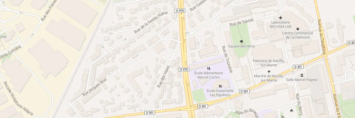 Plan du 151B Rue Paul et Camille Thomoux à Neuilly-sur-Marne