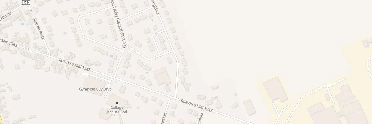 Plan du 7 Rue Albert Lebrun à Villers-Bretonneux
