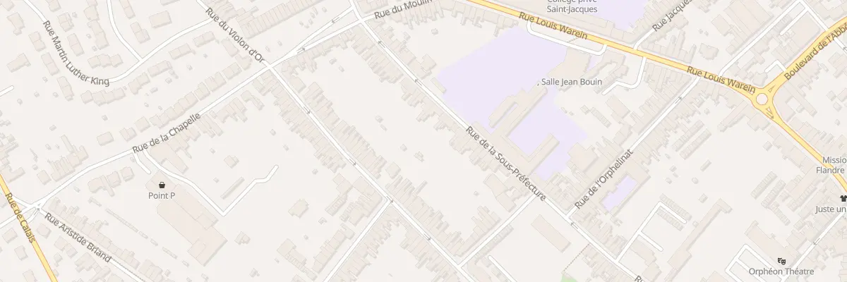 Plan du 79 Rue de la Sous-préfecture à Hazebrouck