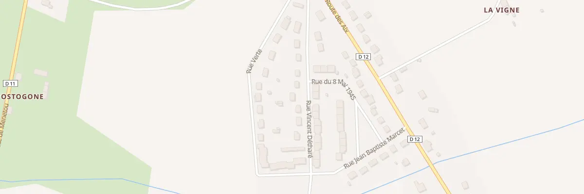 Plan du 12 Rue Vincent Dethare à Henrichemont