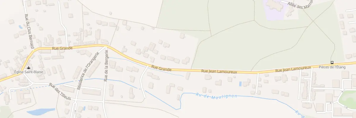 Plan du 32 Rue Grande à Saint-Fargeau-Ponthierry