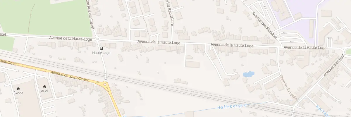 Plan du 119 Av de la Haute Loge à Hazebrouck